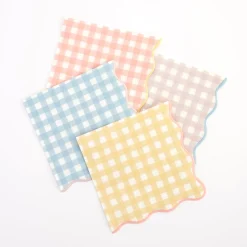 Gingham Small Napkins | 20ct