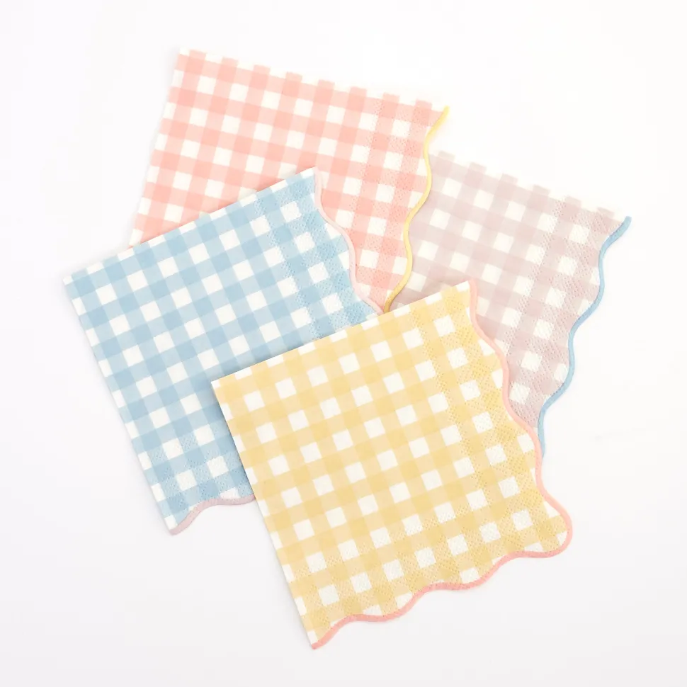 Gingham Small Napkins | 20ct
