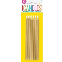 Gold Candles 5in | 12ct