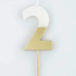 Gold Dipped #2 Candle | 1ct