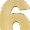 Gold Number 6 Sparkler Candle | 1ct