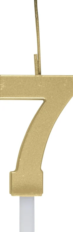 Gold Number 7 Sparkler Candle | 1ct