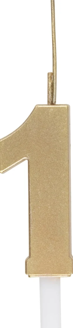 Gold Number 1 Sparkler Candle | 1ct