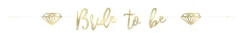 Gold Bride To Be Banner 6ft | 1ct