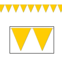 Golden-Yellow Pennant Banner | 1ct