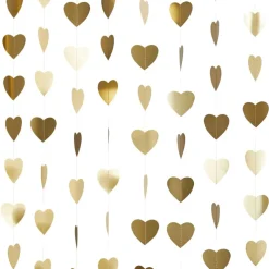 Gold Heart Backdrop Garland | 1ct
