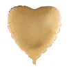 Gold Heart SuperShape Satin Mylar Balloon 30" | 1 ct