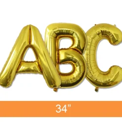Gold Jumbo Metallic Balloon 34" | 1 ct