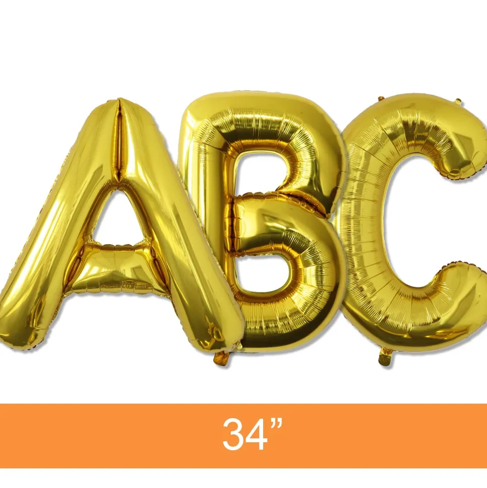Gold Jumbo Metallic Balloon 34" | 1 ct