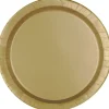 Gold Paper Plate 10in | 50ct