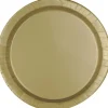 Gold Paper Plates 7" | 50ct