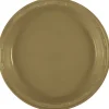 Gold Plastic Plates 10in | 50ct