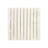 Gold Stripe Large Napkins | 16ct