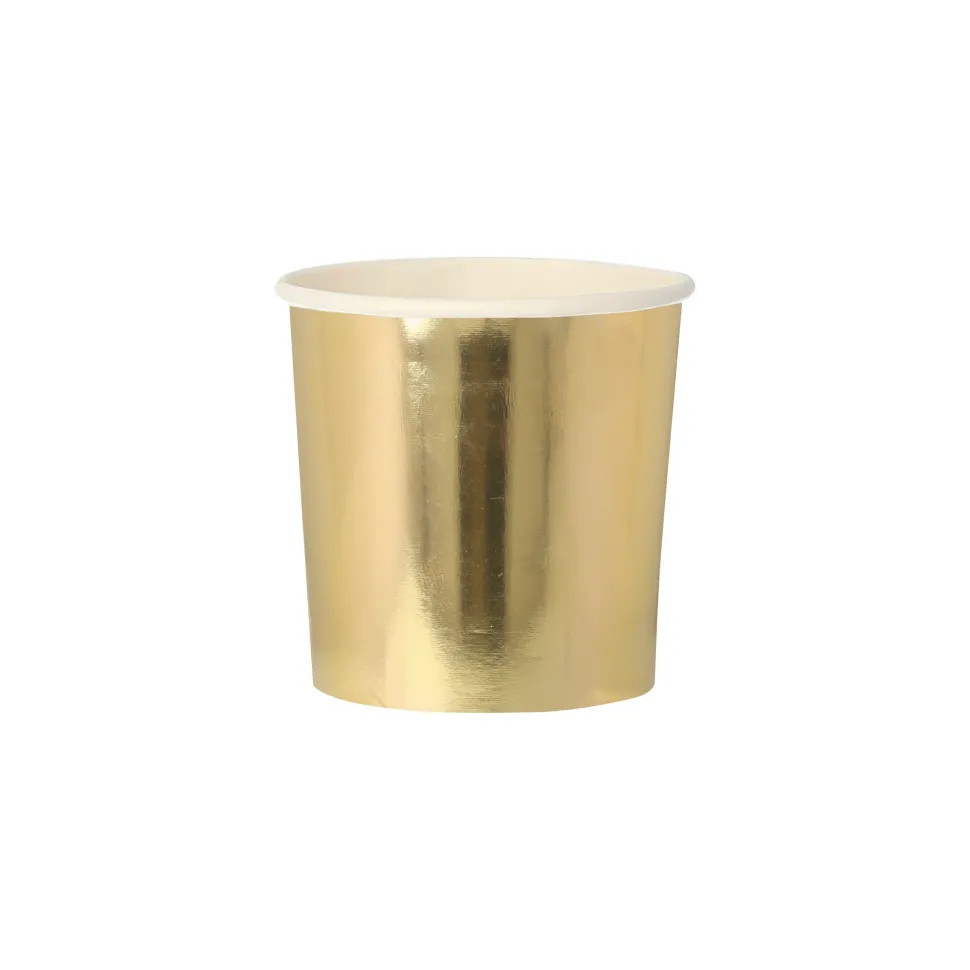 Gold Tumbler Cups | 8ct