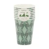 Golf Plaid Paper Cups 12 oz. | 8 ct