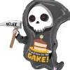 Grim Reaper Birthday Cake SuperShape Mylar Balloon, 25" | 1 ct