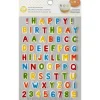 Happy Birthday Letters & Numbers Icing Decorations |1 ct