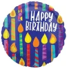 Happy Birthday Happy Candles Supershape Mylar Balloon 28" | 1ct