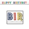 Happy Birthday Metallic Fringe Banner 9Ft | 1ct