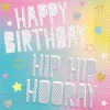 Happy Birthday Unicorn Lunch Napkins | 16ct