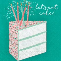 Happy Cake Day Beverage Napkins | 16ct