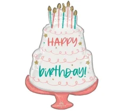 Happy Cake Day Supershape Mylar Balloon 28" | 1ct