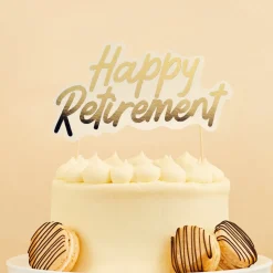 Happy Retirement Cake Topper | 1ct