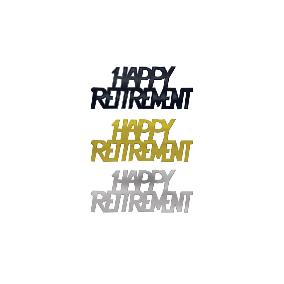 Happy Retirement Fanci-Fetti | 1ct