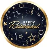 Happy Retirement Paper Plates 7" | 8ct