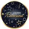 Happy Retirement Paper Plates 9" | 8ct