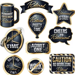 Happy Retirement Photo Fun Signs | 10ct