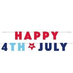Happy 4th Of July Banner 8' | 1ct
