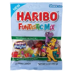 Haribo Funtastic Mix 5 oz Peg Bag | 1ct