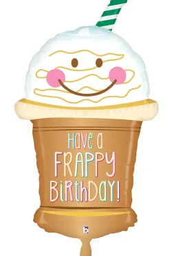 Have A Frappy Birthday Supershape Mylar 32" | 1ct