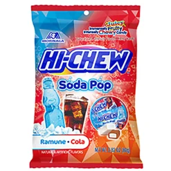 Hi-Chew Soda Pop Ramune Cola 2.82 oz Peg Bag | 1ct