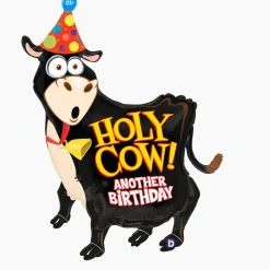 Holy Cow Another Birthday Supershape Foil Balloon 42" | 1ct
