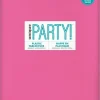 Hot Pink Flannel Back Tablecover – 54 in x 108 in | 1ct