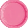 Hot Pink Paper Plates 9" | 50ct