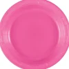Hot Pink Plastic Plate 7in | 50ct