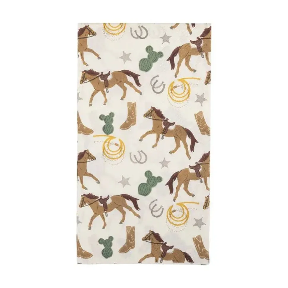 Howdy Scatter Paper Dinner Napkins | 24 ct
