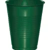Hunter Green Plastic Cups 16oz | 20ct