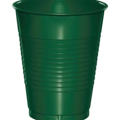 Hunter Green Plastic Cups 16oz | 20ct