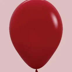 Imperial Red Latex Balloon W/ Helium & Hi-Float 11" | 1 ct