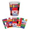 International Flag 9oz. Hot & Cold Paper Cups | 8ct