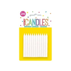 Iridescent Glitter Spiral Candle | 24ct