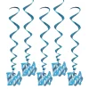 It's A Boy Blue Swirl Hanging Decorations | 5ct