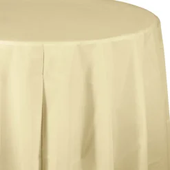 Ivory Tablecover, Octy Round 82" | 1ct