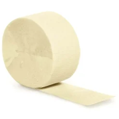 Ivory Crepe Paper Streamer 81ft | 1ct