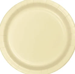 Ivory Paper Plates 9" | 24ct