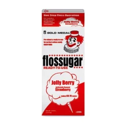 Jolly Berry Strawberry Floss Sugar, 3.25 lbs | 1ct